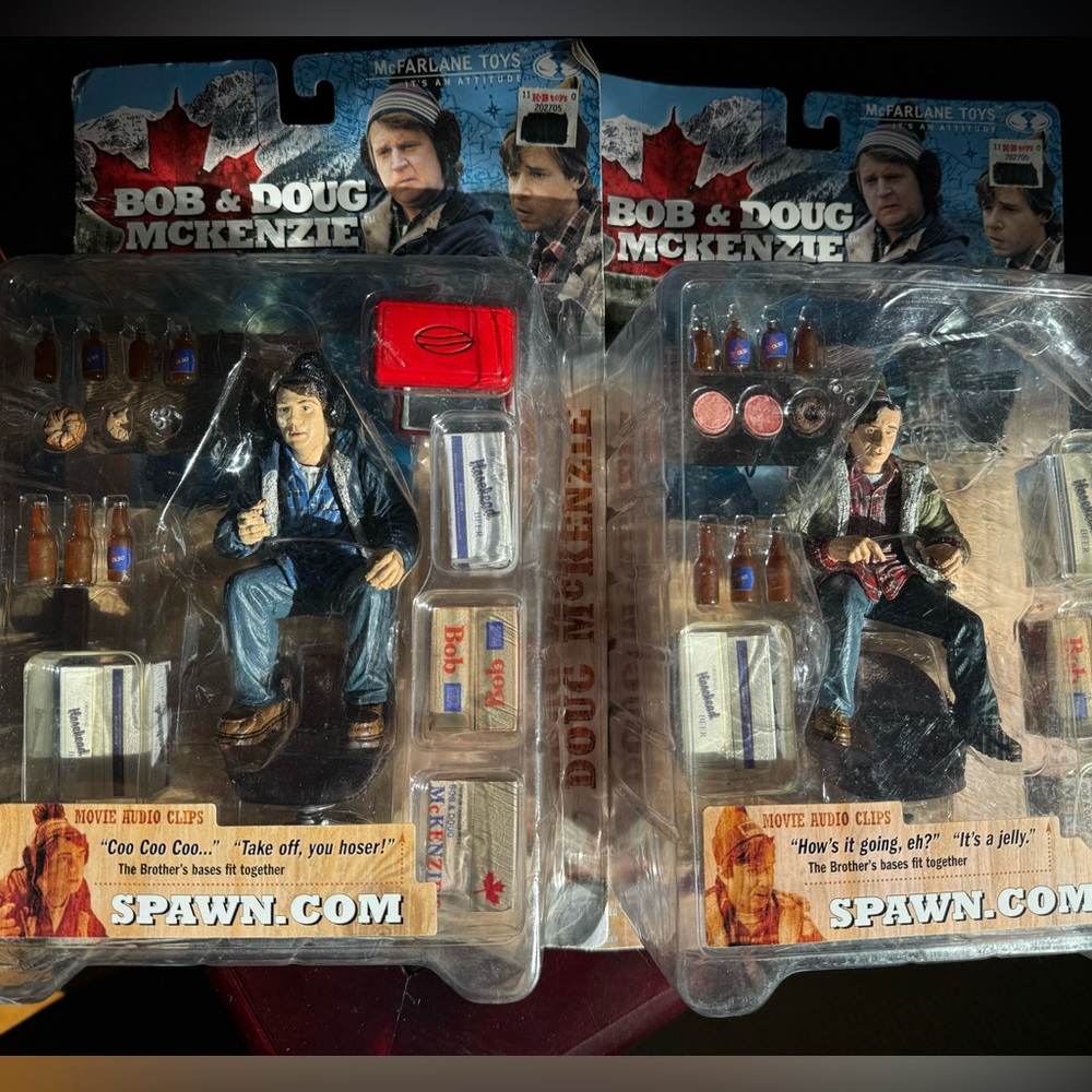 McFarlane Toys Bob & Doug McKenzie Action Figures Strange Brew